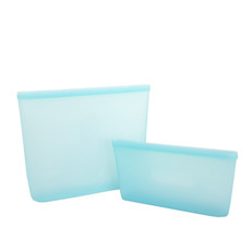 Silicone Sandwich & Snack Set - 2pcs - Blue