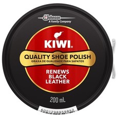 Kiwi Shoe Polish Black - Shrink of 6 x 200ml