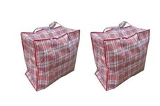 2 Laundry Bags.Red