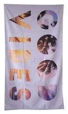 Bunty's Printed Beach Towel 90x180cms Good Vibes