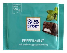 Ritter Sport Peppermint 100g (Box of 12)
