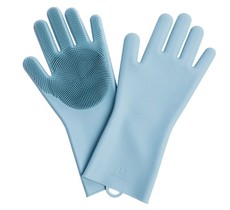 Jordan & Judy Silicone Cleaning Gloves and Heat Insulation Cooking Glove