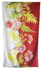 Bunty's Printed Beach Towel 90x180cms Leaves