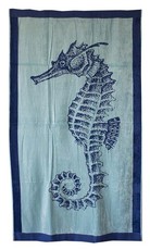 Jacquards 950gms 90x180cms Sea Horse Beach Towel