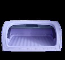 Rattan Breadbin Purple