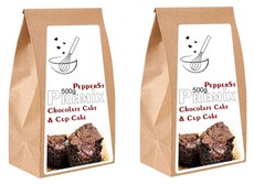 Pepper St. Bulk Pack of 2 - Chocolate Cake & Cupcake Premix - 500g