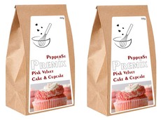 Pepper St. Bulk Pack of 2 - Pink Velvet Cake & Cupcake Premix - 500g