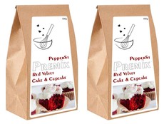 Pepper St. Bulk pack of 2 - Red Velvet Sponge Cake & Cupcake Premix - 500g