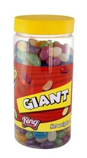 Zed Candy - Giant Jelly Beans Jar 2 X 1 Kg