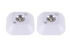 2 Pack PIR Infrared Motion photosensitive LED auto night light