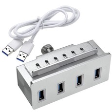 4-Port High-Speed USB3.0 Splitter USB Hub Clip-on USB Expansion Port