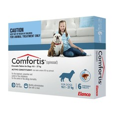 Comfortis Chewable Tablets for Dogs 18 - 27kg 6 Pack