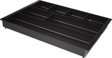 Bantex Desk Drawer Organiser - Black (7 Compartment)