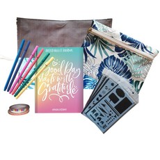 I Love my Journals - Bullet Journal Mega Pack - Gratitude - Blue Leaf