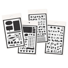 I Love my Journals - Flexible Journal Stencils - Set of 4