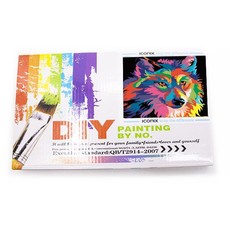 Iconix Painting By Numbers | Wolf