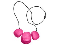 Jellystone Designs Troika Necklace - Metallic Pink