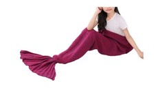 Iconix Mermaid Blanket for Child 7081 - Dark Pink