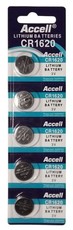 RedDevil Button/Coin Battery - CR1620 - 3V lithium - 5 Pack Carded