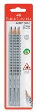 Faber-Castell Grip 2001 Graphite HB Pencils (3 Pack)