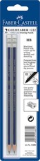 Faber-Castell Goldfaber HB Erasertip Pencil (Pack of 2)