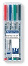 Staedtler Lumocolor 4 Non-Permanent Broad Markers