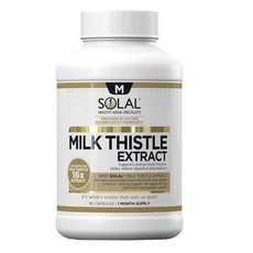 Solal Milk Thistle Extract Capsules 90