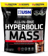 USN Hyperbolic Mass - Dutch Chocolate 2Kg Bag