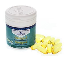 Revite Omega-3 + Evening Primrose Oil (Omega-6) Combo 1000Mg Softgel Capsul