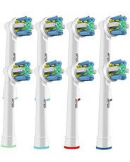 Gretmol Replacement Heads For Oral-B Floss Action Toothbrush - 8 Pack