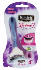 Schick Xtreme 3 Women's Sensitive Disposable Razors - 4 Pack