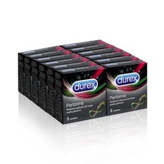Durex Condoms - Performa - 12 Pack of 3's