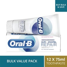 Oral-B Gum & Enamel Repair - Gentle Whitening - 12 x 75ml - Bulk Pack