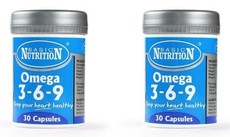 Basic Nutrition 2 Bottles Of Omega 3-6-9 Capsules