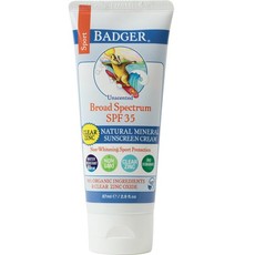 Badger SPF 35 Clear Sports Sunscreen Cream