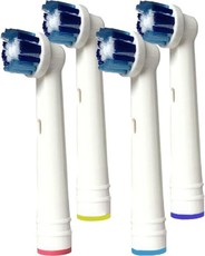 Gretmol Replacement Heads For Oral B Flexi Soft Colourful brushs - 4 Pack