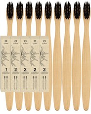 EcoWave Bamboo Toothbrushes - Pack of 9