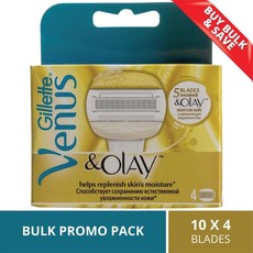 Gillette Venus & Olay Women's Razor Blades - 10 x 4's Bulk Pack