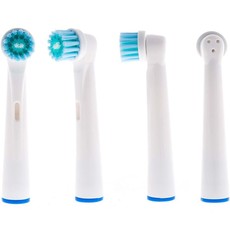 Gretmol Replacement Heads For Oral-B Curved Post Toothbrush - 4 Pack
