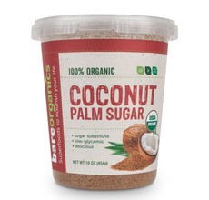 BareOrganics Coconut Palm Substitute Sugar - 454g