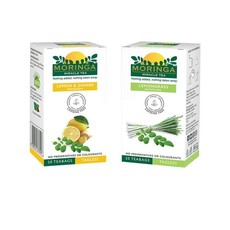 Moringa Tea - Lemongrass and Lemon & Ginger Infusion