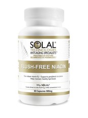 Solal Niacin-Flush Free-Vit B3 500mg 60