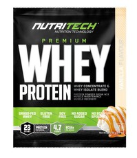 Nutritech Premium Whey Protein Sachets - Vanilla - 32g x 15