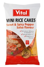 Vital Mini Rice Cakes Sweet And Spicy Salsa - 125g