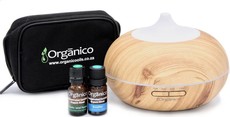 Organico x2 Essential Oils Health Aroma Ultrasonic Diffuser & Humidifier LW