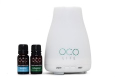 Organico x2 Essential Oils Health Aroma Ultrasonic Diffuser & Humidifier SW