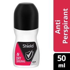Shield Men Dry Original Antiperspirant Roll-On - 50ml (6 Pack)