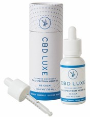 CBD LUXE BE CALM -1000mg Full Spectrum Hemp Oil - Phyto Cannabinoid Rich