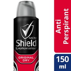 Shield Men Original Dry Antiperspirant Aerosol - 150ml (6 Pack)