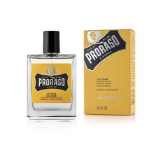 Proraso Single Blade Cologne Wood & Spice 100ml Yellow